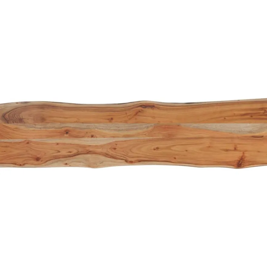 Pöytälevy 160x40x2,5 cm suorakaide täysi akasiapuu elävä reuna (70616)
