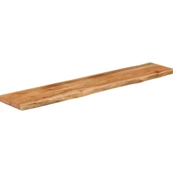 Pöytälevy 140x30x2,5 cm suorakaide täysi akasiapuu elävä reuna (70243)