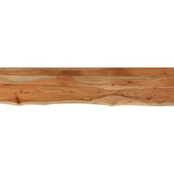 Pöytälevy 140x30x2,5 cm suorakaide täysi akasiapuu elävä reuna (70243)