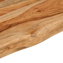 Pöytälevy 140x30x2,5 cm suorakaide täysi akasiapuu elävä reuna (70243)