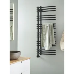 Pyyhekuivain Noro Arc Black, 1200x500 mm, musta