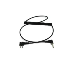 Radiokaapeli Genzo Peltor 3.5mm kulmaliitin (mono)