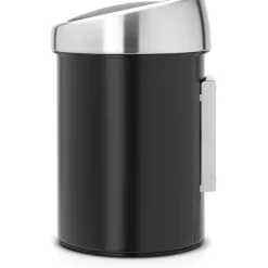 Roska-astia Brabantia Touch Bin, 3L, Matt Black