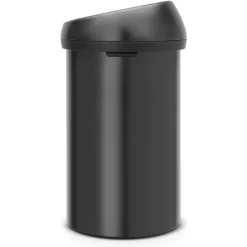 Roska-astia Brabantia Touch Bin 60L, Matt Black/musta kansi
