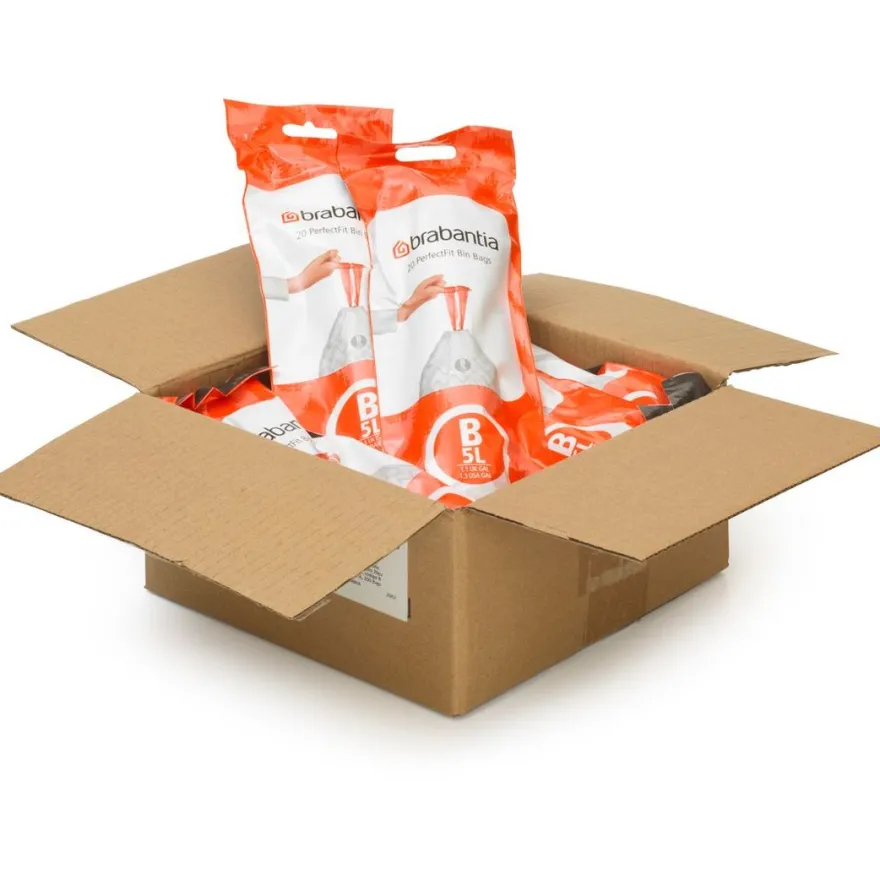 Roskapussi Brabantia PerfectFit B, 5L, 200kpl