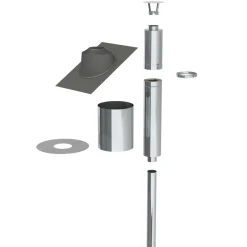 Saunan Piippu Jeremias ECO, Ø115 mm, 2,5 m, rst
