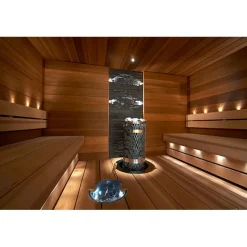 Saunapaneeli Sun Sauna STS 15x145x3600mm, lämpökäsitelty magnolia