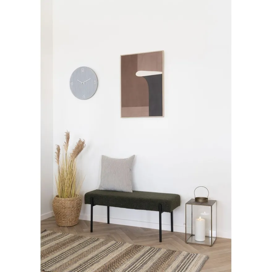 Seinäkello House Nordic Ravenna, ø40cm, hiljainen käynti, vaaleanharmaa