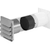 Seinäläpivientisarja Asko HD3001, Ø150mm, thermoboxilla, valkoinen/teräs