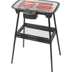 Sähkögrilli Easy Cooking 2000W jaloilla musta