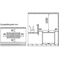 Sähkökiuas Harvia Virta Pro HL220, 21.6kW, 22-32m³, erillinen ohjaus, musta