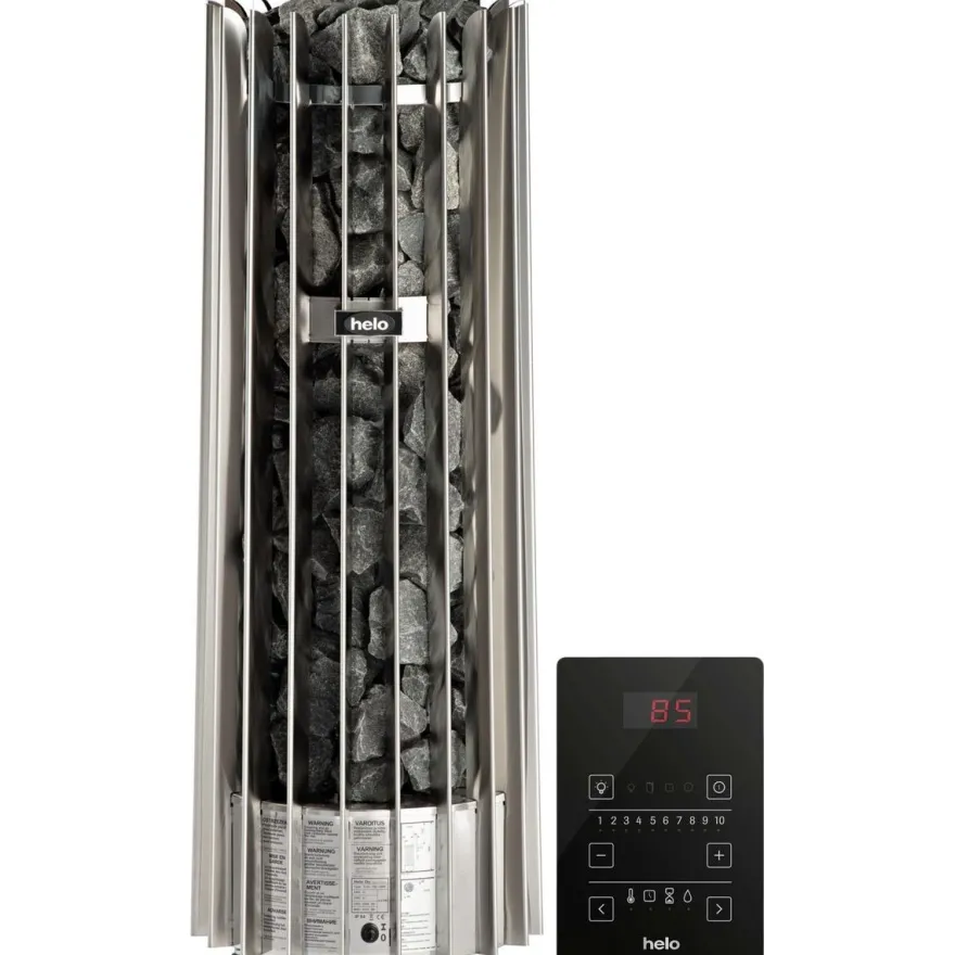 Sähkökiuas Helo Rocher 70 Pure, 6.8kW, 5-9m³, erillinen ohjaus