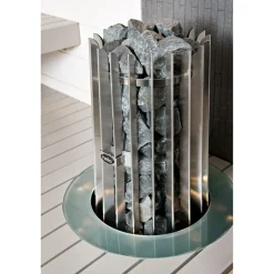 Sähkökiuas Helo Rocher 70 Pure, 6.8kW, 5-9m³, erillinen ohjaus