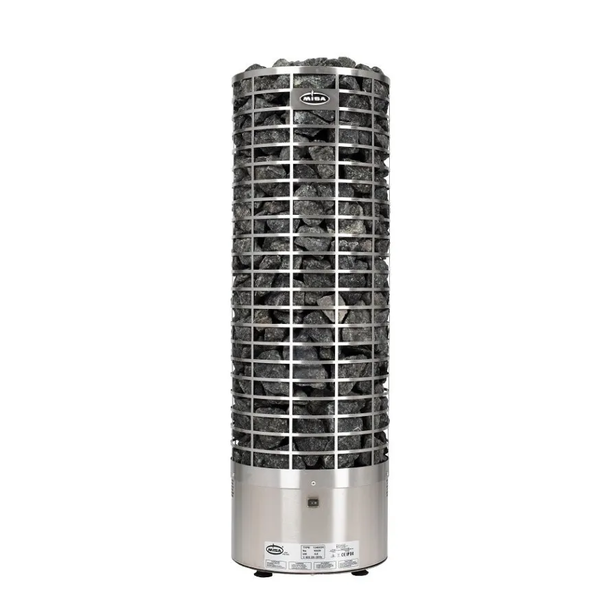 Sähkökiuas Misa Kuiske 12765R, 6.6kW, 5-9m³, erillinen ohjaus