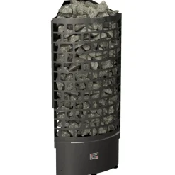 Sähkökiuas SAWO Aries Corner Black NS, 6kW, 5-8m³, erillinen ohjaus