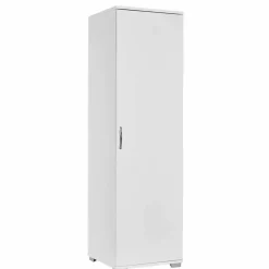 Siivouskaappi Linento Furniture Tuval 063, leveys 50cm, korkeus 176cm, valkoinen