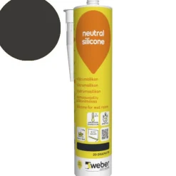 Silikonimassa Weber Neutral Silicone, 20 Graphite, 310 ml