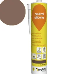 Silikonimassa Weber Neutral Silicone, 40 Mahogany, 310 ml