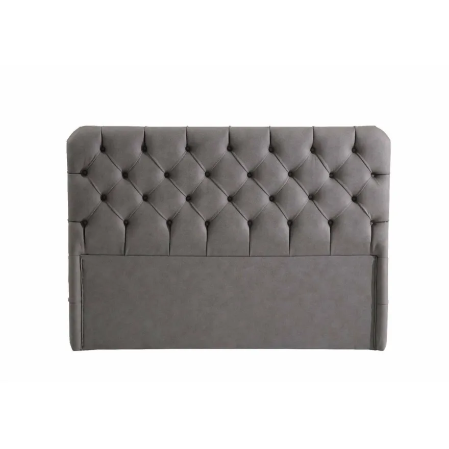 Säilytyssänky + sängynpääty Linento Furniture Samira, ilman patjaa, harmaa