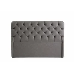 Säilytyssänky + sängynpääty Linento Furniture Samira, ilman patjaa, harmaa
