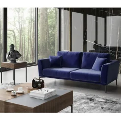 Sohva Linento Furniture Jade, 2-istuttava, sininen