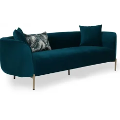 Sohva Linento Furniture Macaroon, 2-istuttava, vihreä