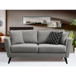 Sohva Linento Furniture Mayorka, 2-istuttava, harmaa