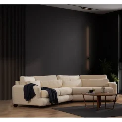 Sohva Linento Furniture River 4-istuttava vasenkätinen eri värejä
