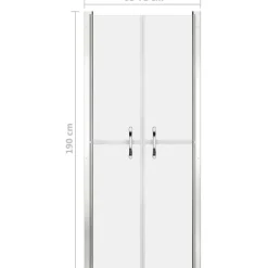 Suihkuovi huurrettu ESG 71x190 cm