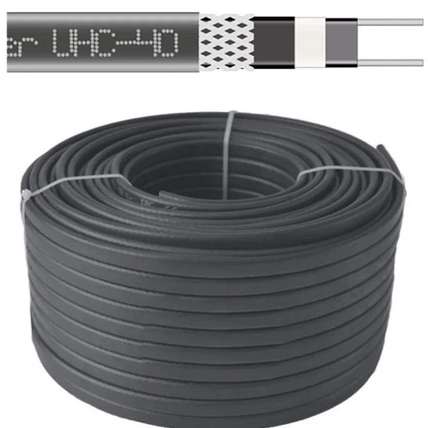 Sulanapitokaapeli itsesäätyvä Grand Meyer UHC‑40, 40 W/m, 100m, musta