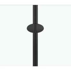 Taittuva suihkukaappi 3 paneelia ESG 130x138 cm musta