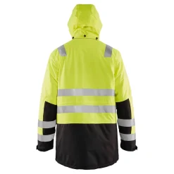 Talviparka Blåkläder 4495 Highvis, huomiokeltainen/musta