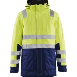 Talviparka Blåkläder 4495 Highvis, huomiokeltainen/sininen