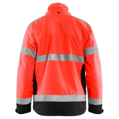 Talvitakki Blåkläder 4780 Highvis, huomiopunainen/musta