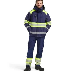 Talvitakki Blåkläder 4480 Highvis, lk 1, irrotettava huppu
