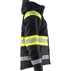 Talvitakki Blåkläder 4480 Highvis, lk 1, irrotettava huppu