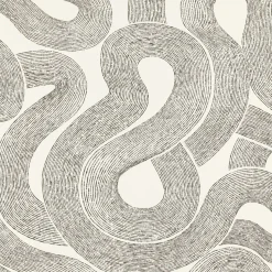 Tapetti Sandberg Zen 805-01, non-woven, graafinen/geometrinen, moderni, mustavalkoinen