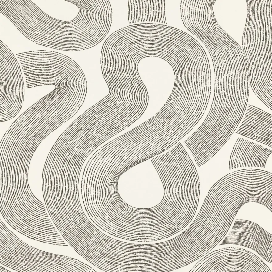 Tapetti Sandberg Zen 805-01, non-woven, graafinen/geometrinen, moderni, mustavalkoinen