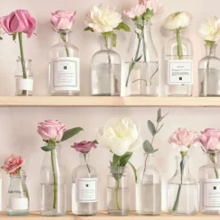 Tapetti Sandudd Florista Pink 106373, pioni, ruusu, romanttinen, vaaleanpunainen
