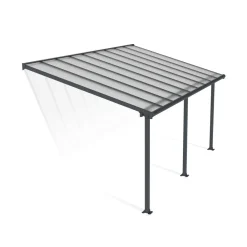 Terassikatos Palram-Canopia Olympia, 3x5,46m, harmaa/kirkas