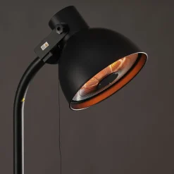 Terassilämmitin Fornorth lattiamalli Deluxe 2000W, musta