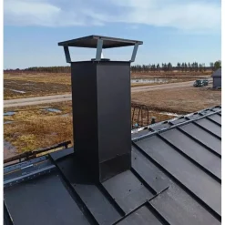 Teräspiippu Ø150mm Watti, saunan piippu