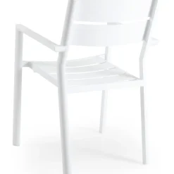 Tuoli Delia, pinottava, valkoinen