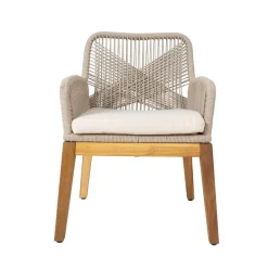 Tuoli Home4You Florida 66,5x57,5x83, akaasia, beige