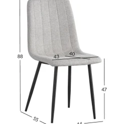 Tuoli Home4You MILKE, beige