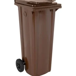 Tuulettuva biojäteastia Helesi, 140L, ruskea