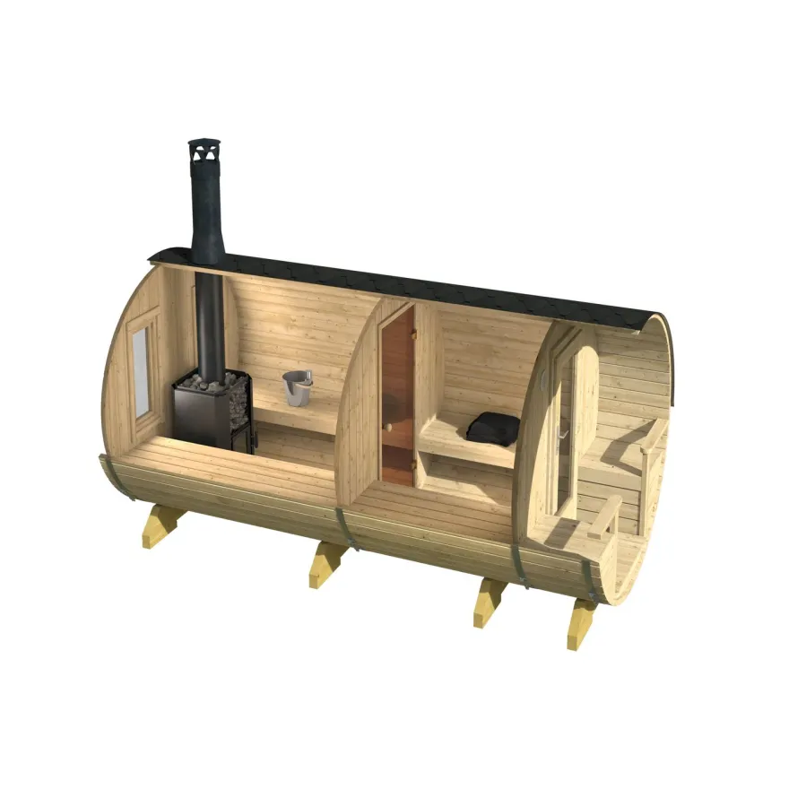 Tynnyrisauna Tene Kemi 8.4m²