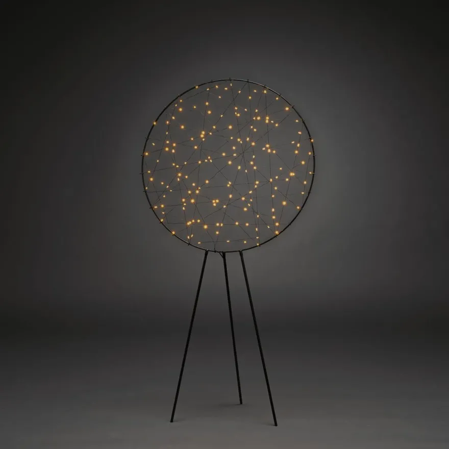 Unisieppari jaloilla Konstsmide, 160 x LED, Ø60x117cm
