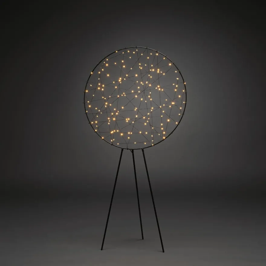 Unisieppari jaloilla Konstsmide, 160 x LED, Ø60x117cm