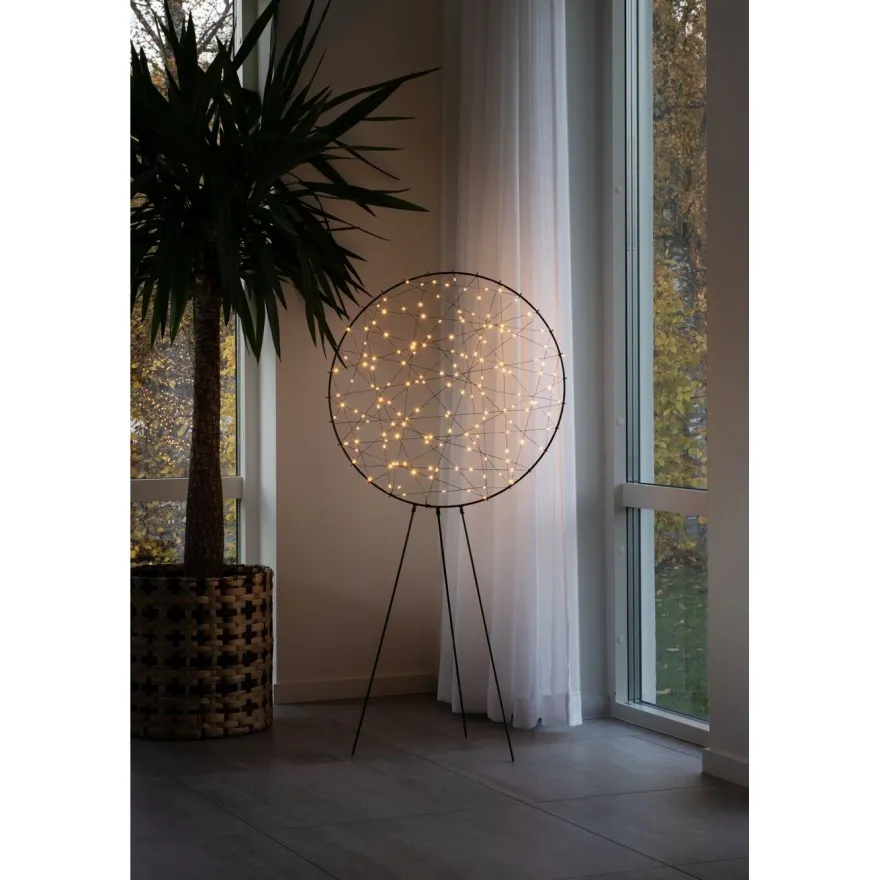 Unisieppari jaloilla Konstsmide, 160 x LED, Ø60x117cm